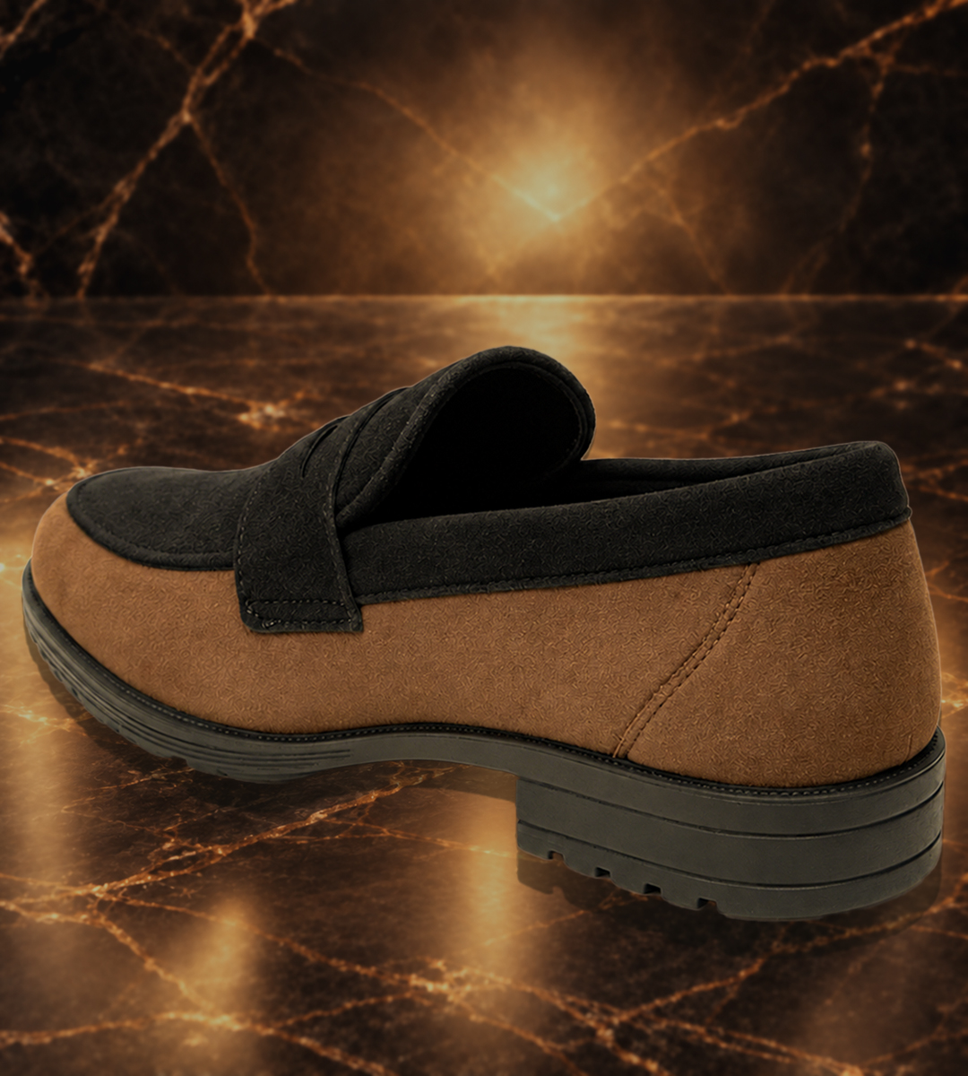 Men’s Textured Tassel Loafers, Comfortable Slip-On Shoes for Business and Casual Outfits