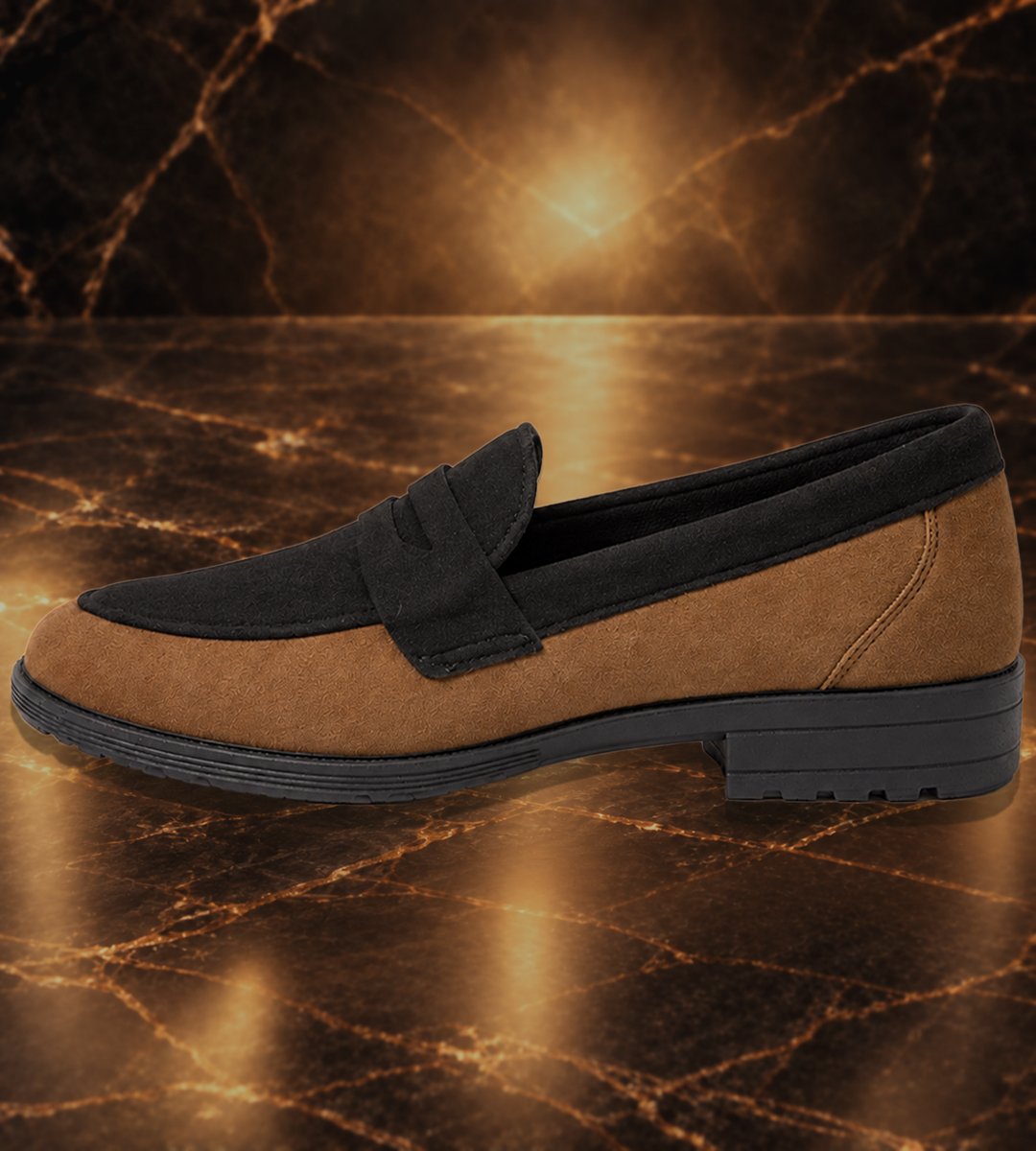 Men’s Textured Tassel Loafers, Comfortable Slip-On Shoes for Business and Casual Outfits
