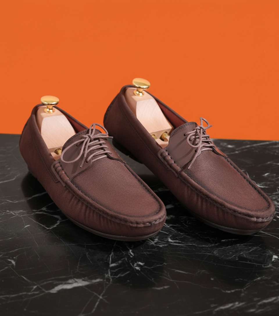 Suede Leather Loafer