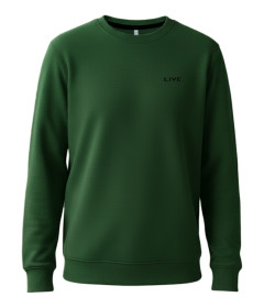 Urban Green Sweatshirt – Casual Pullover for Men