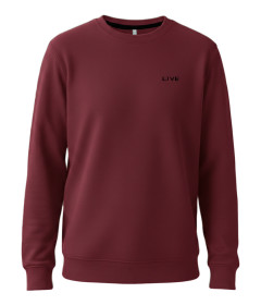 Urban Maroon Sweatshirt – Casual Pullover for Men