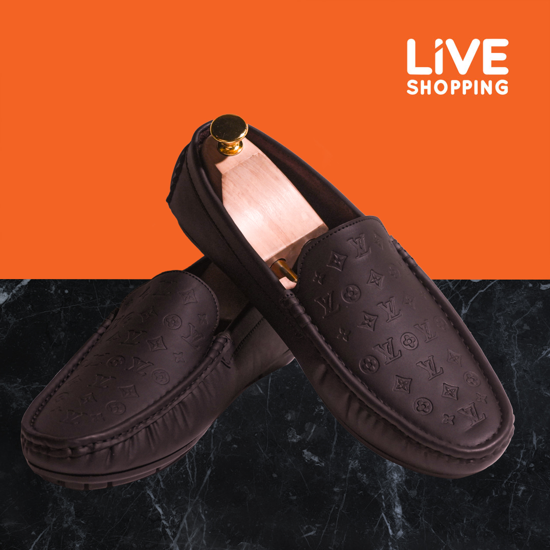 LV 26ss Loafers Gray Suede 657815