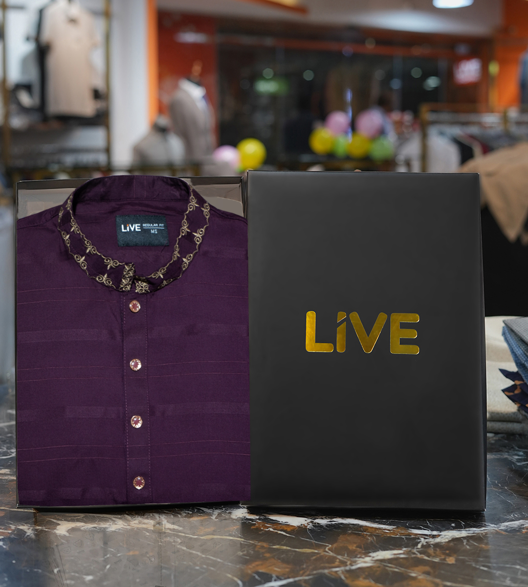 Men’s Exclusive Embroidered Panjabi