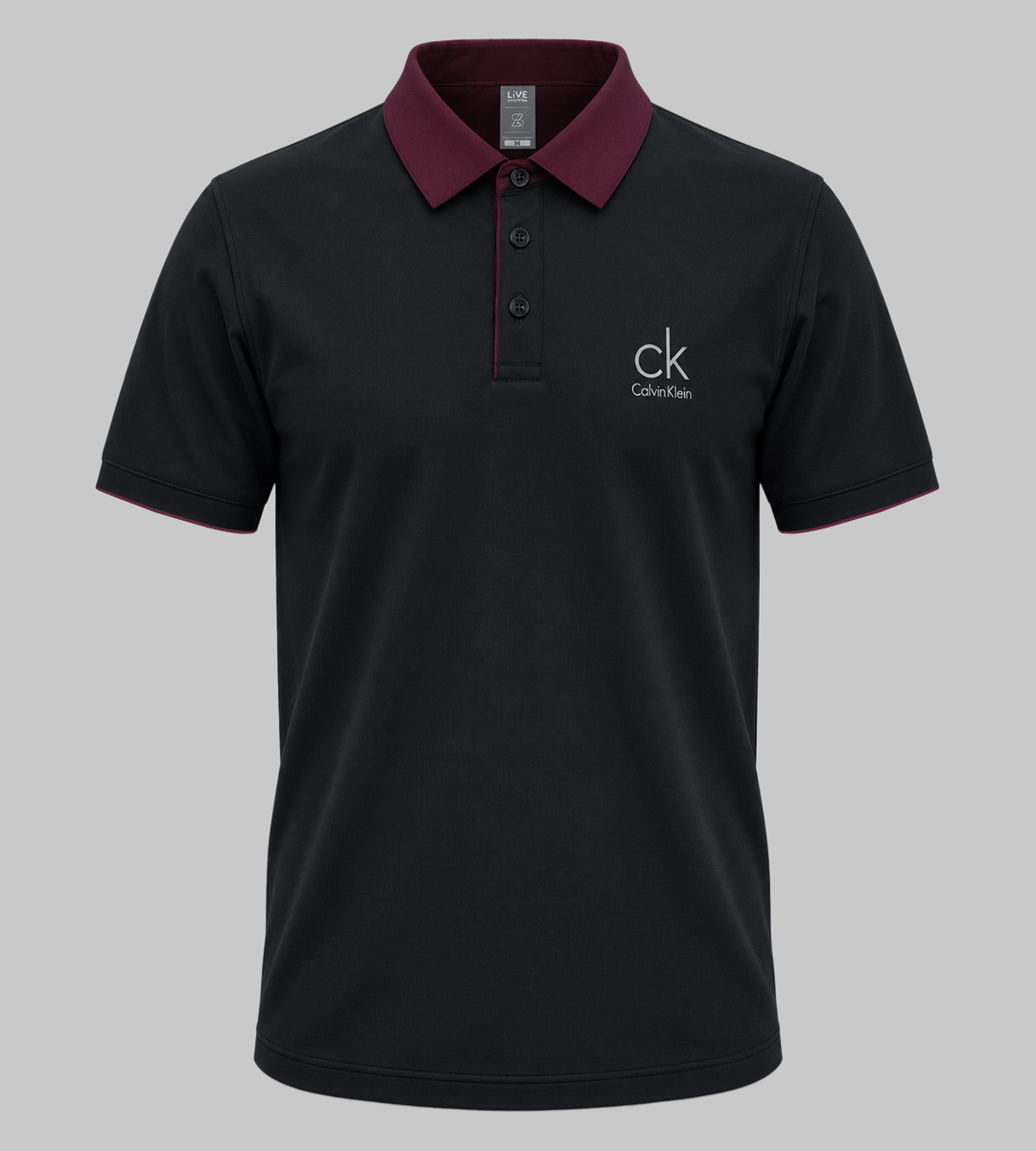 Men’s Elite Class Contrast Collar Polo – Smart Casual Short Sleeve Polo Shirt