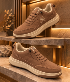Men's Fashion Casual Sneakers with Stylish Stitching and Modern Low-Top Design