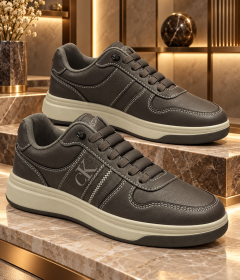 Men's Fashion Casual Sneakers with Stylish Stitching and Modern Low-Top Design
