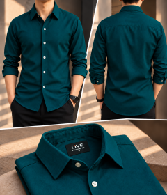 Classic Design-এ Modern Appeal—Spandex Formal Shirt