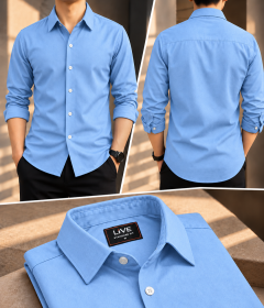 Classic Design-এ Modern Appeal—Spandex Formal Shirt