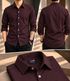 Classic Design-এ Modern Appeal—Spandex Formal Shirt