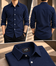 Classic Design-এ Modern Appeal—Spandex Formal Shirt
