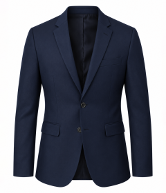 Men's Modern Single-Breasted Suit Blazer