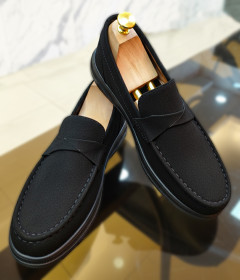 Twisted Bob Crafted Loafer – Black