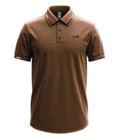 Men's Regular Fit Polo Shirt, Contrast Collar and Sleeve Rib, Half Sleeve Casual Summer Top